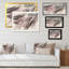 «Grunge Pastal Scratch Fight», reproduction sur toile-211327794-211327795