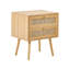 Jemnice 48cm W Solid Wood Bedside Table