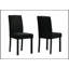 Chaises de salle à manger rembourrées 4pc Contemporary