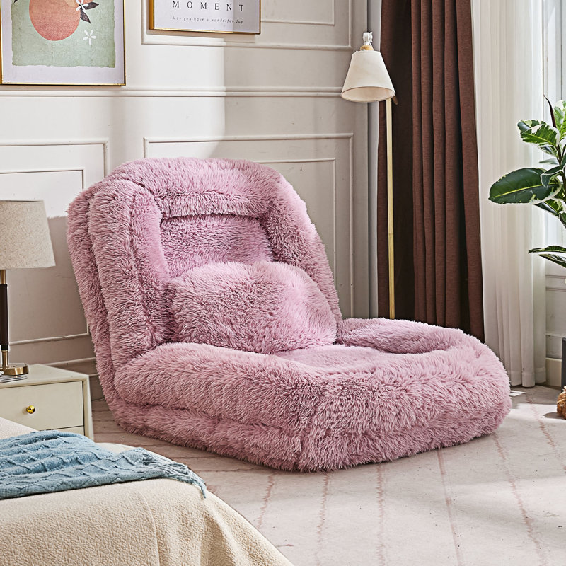 Fauteuil convertible convertible, Rose