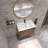 Branigans 29.56 " W Wall Mounted Wall Mounted 1 Single Vanity Bathroom Vanity With Resin Top