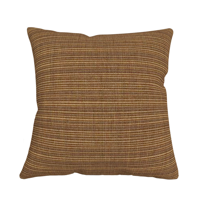 Sunbrella® Indoor/Outdoor Throw Pillow, Brown Solid Color