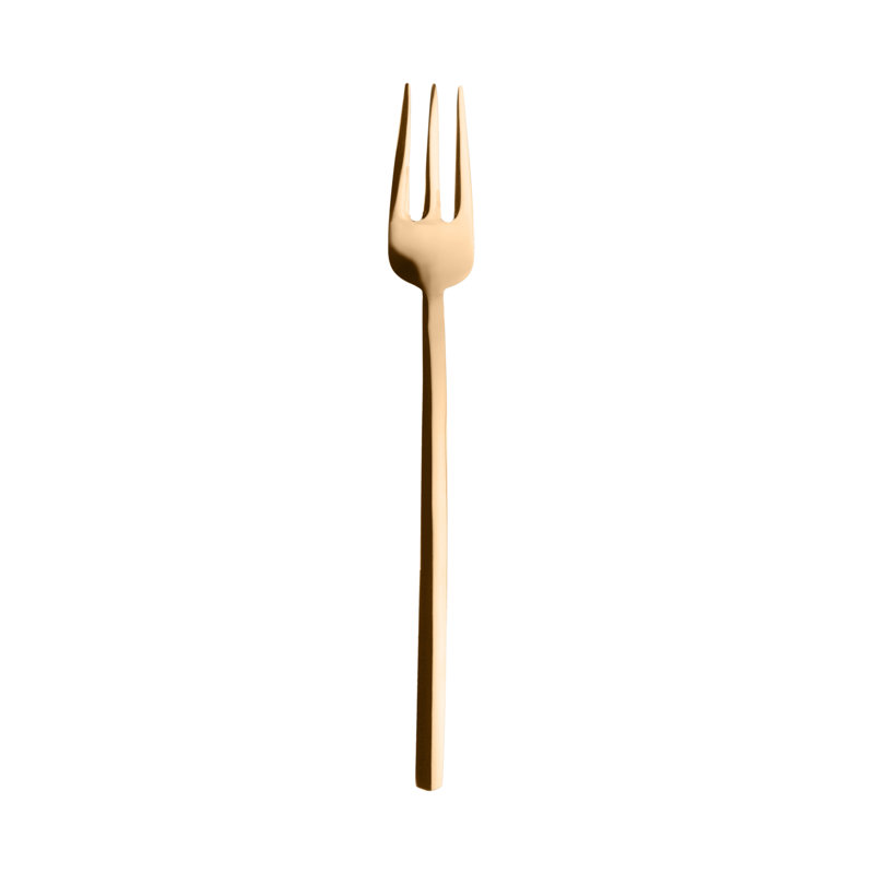 Due Serving Fork - 12 Pieces, Oro