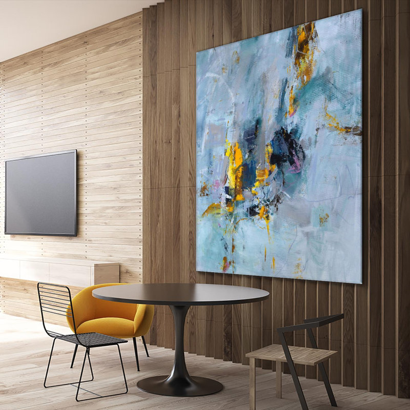 Prise du prix sur toile, H 72 po x l 72 po x P 1,5 po