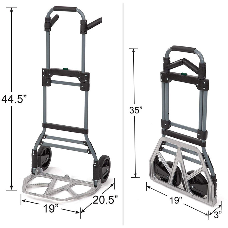 250 Lb. Capacity Foldable Hand Truck Dolly
