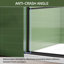 Porte de douche coulissante simple encadrée de 56 à 60 po x H 72 po avec verre trempé transparent de 8 mm