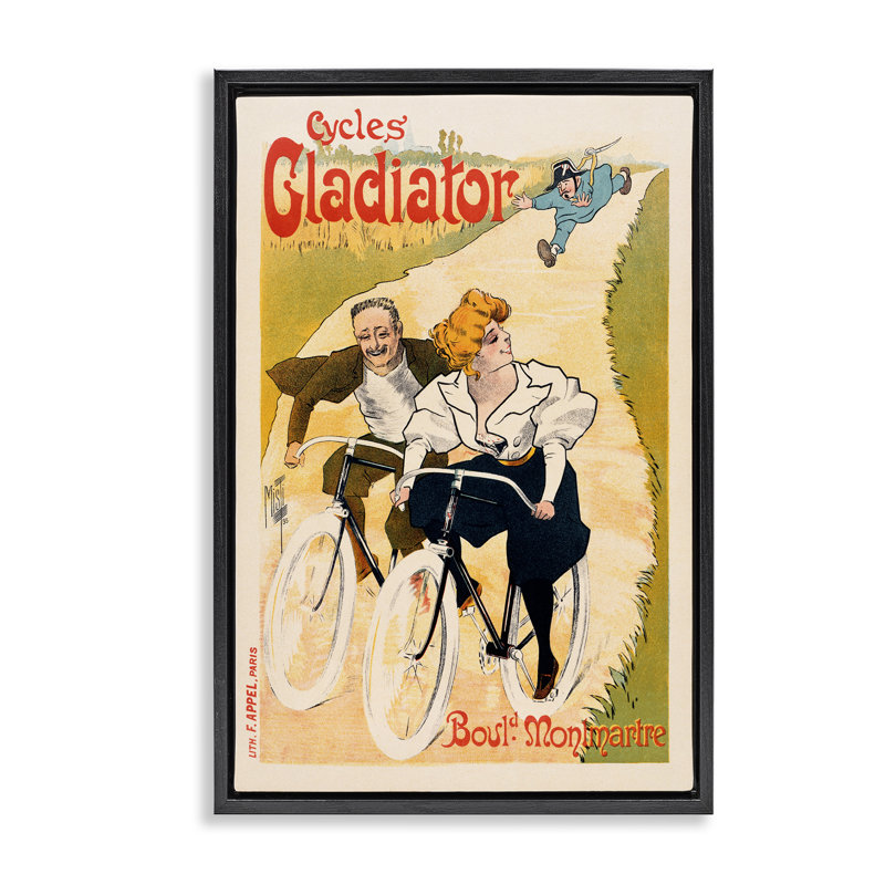Cadre flottant rétro, affiche de Marcus Jules, Cadre flottant noir de jais, H 25 po x l 17 po