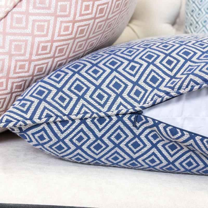 Kaence Square Pillow Cover & Insert, Navy