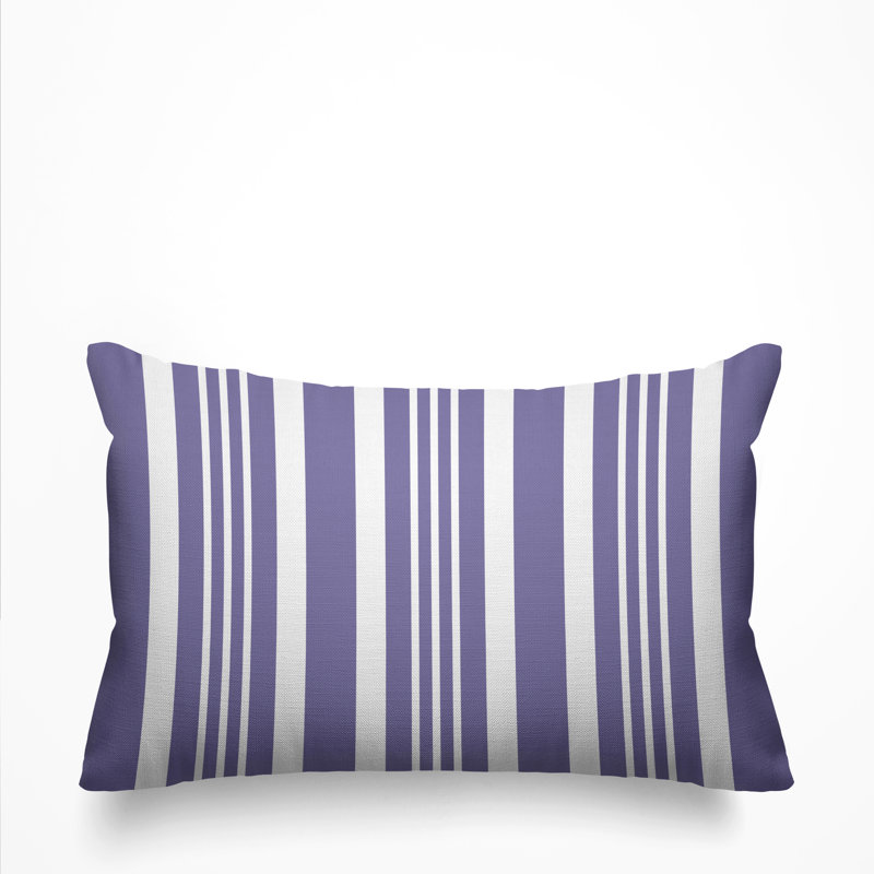 Housse et insert de coussin rectangulaire d'extérieur Healthcliff, Iris