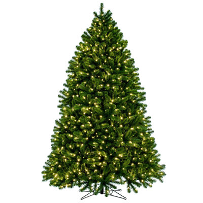 Vickerman Deluxe Sequoia Pine Artificial Full Pre-Lit Christmas Tree with Warm White LED 5MM Lights.
