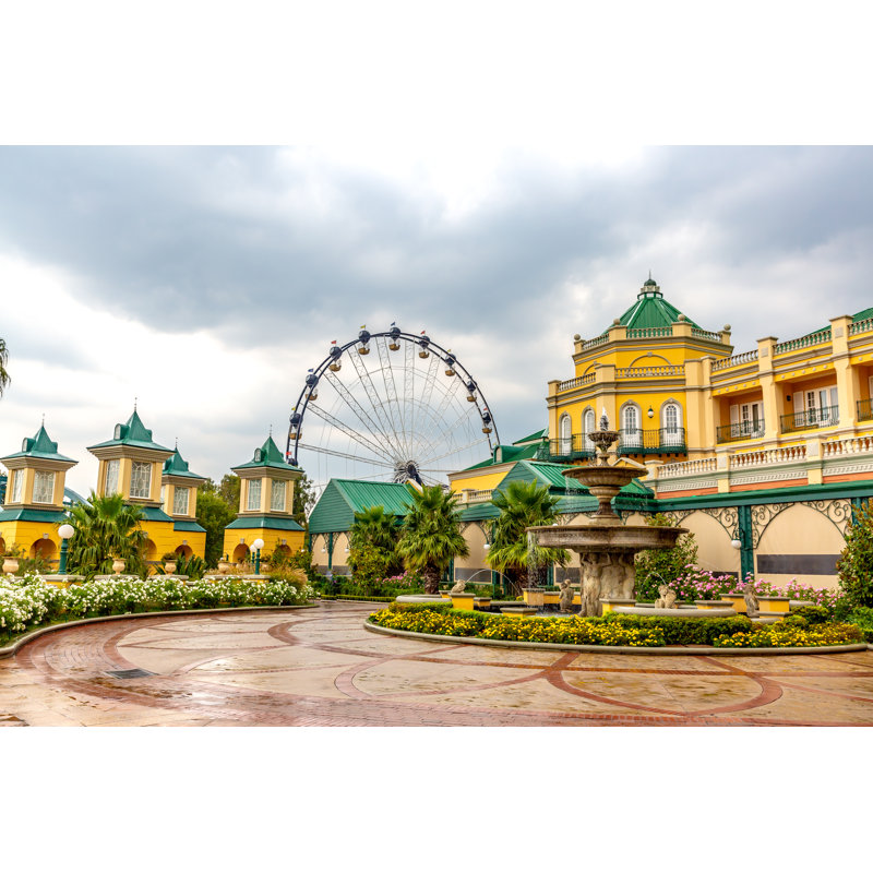 Golden Reef City 1 Piece Wrapped Canvas Wall Art, 30cm H x 46cm W