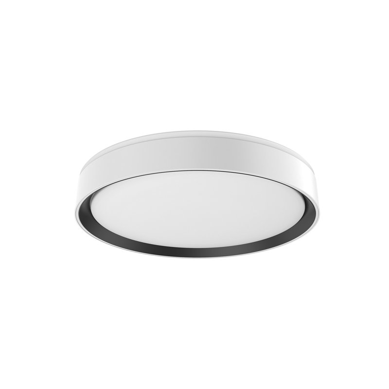 Essex 1 - Light LED Flush Mount, White/Black
