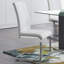 Chaise de salle à manger confortable en tissu avec des pieds en métal élégants pour une expérience de repas gracieuse-854333733
