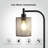 Industrial Floor Lamp With Iron Mesh Shade, 6W LED Bulb, Foot Switch & Smart Plug Compatible