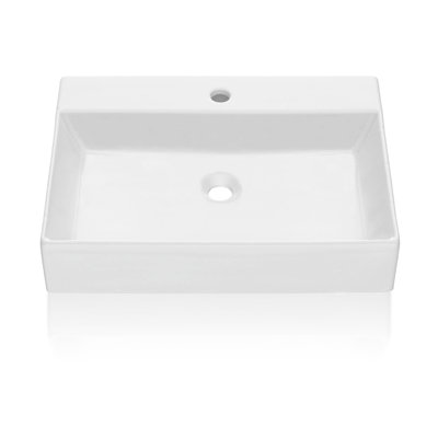 Belfry Bathroom 51mm L x 45mm W Polished Chrome Ceramic Sink