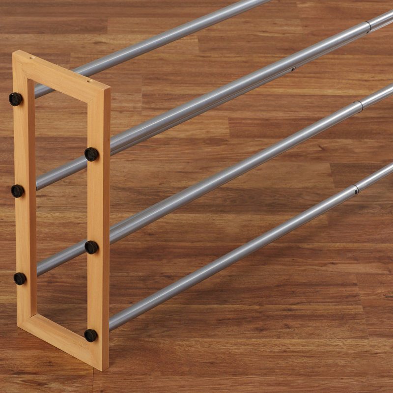 12 Pair Stackable Shoe Rack