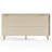 Fluted 7-Drawer Double Dresser For Bedroom, 55.1" Modern Chest Of Drawers With Deep Drawers, Curved Profile Design, Wood Drawer Organizer For Living Room, Hallway, Nursery, Hallway Closet-1537957699