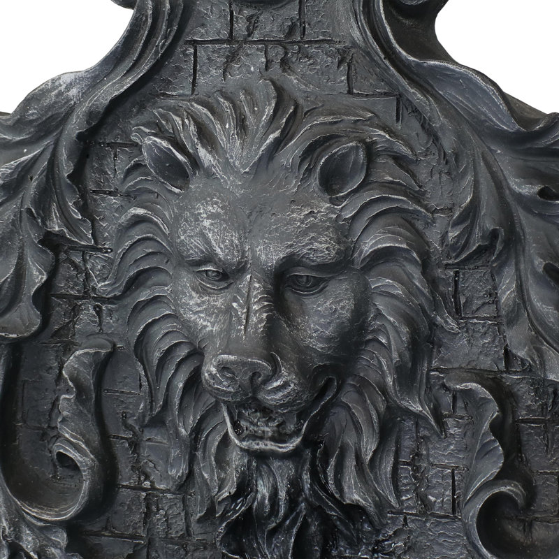 Dupond Weather Resistant Wall Base Fountain with Light