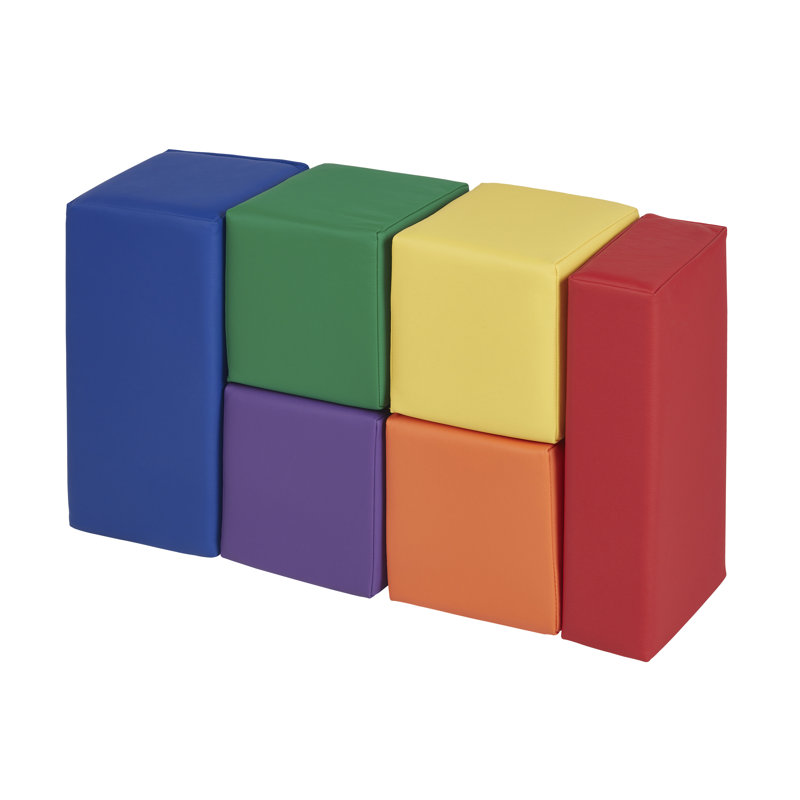 Ensemble de gros blocs SoftScape 6 pièces, Assorted