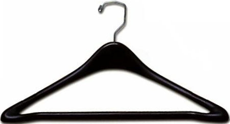 Cintre en plastique robuste avec barre pour costume / manteau, H 9 po x l 17 po