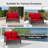 Sumuka Wicker 4 - Person Patio Conversation Set with Cushions-1516390347