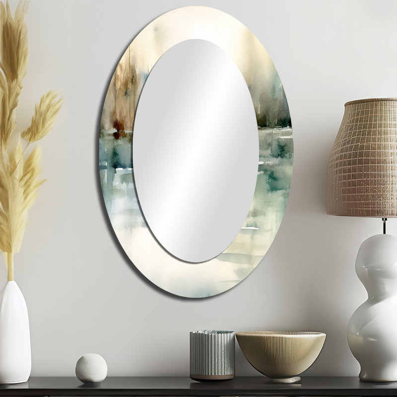 Nanteuil - Miroir animaux en métal, 36 po x 24 po