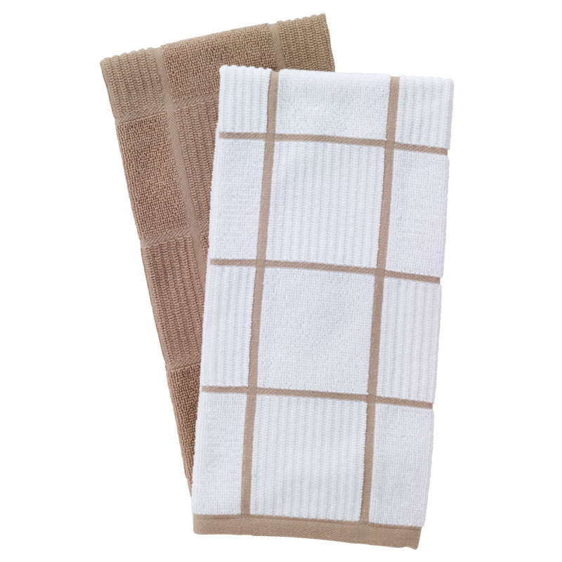 T-fal Parquet Kitchen Towel, Sand