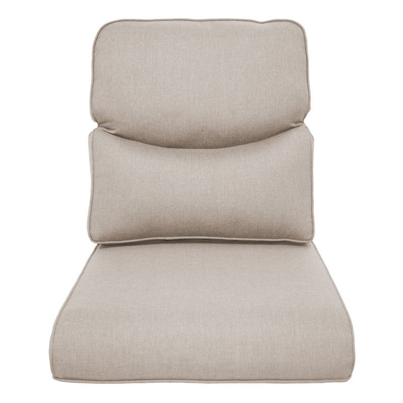 Tracie 22"W X 25"D Outdoor Deep Seating Cushion Set For Patio Sofas/Chairs, 1, Beige