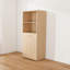 Bureau extensible avec tablettes de rangement et roues mobiles, pliable pour petits appartements et bureaux, Burlywood-424672838