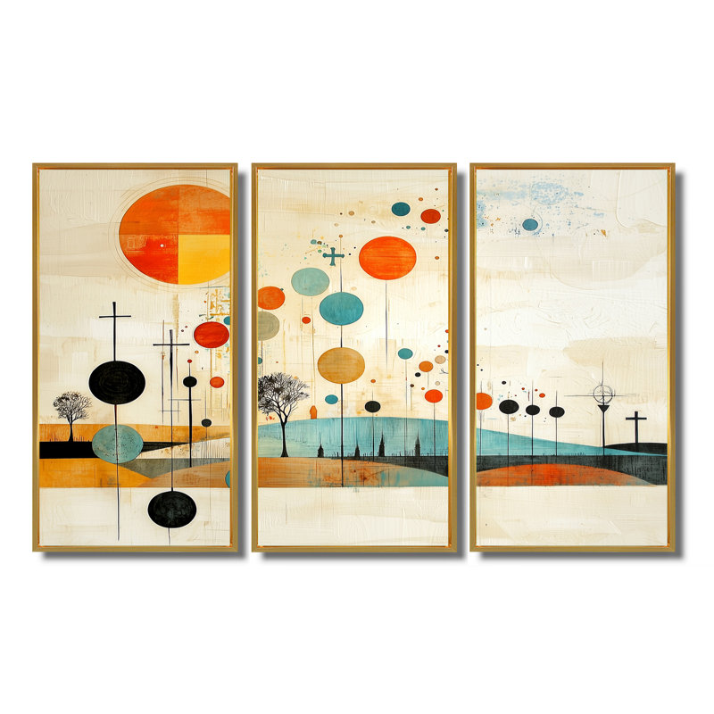 Ensemble de décorations murales Timeless Light Of Christianity I - Christianity, 28" H x 36" W, Doré