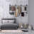41.7'' Metal Industrial Pipe Clothing Rack