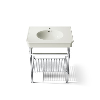 Claude by Studio McGee 30" Rectangular Console Table Bathroom Sink