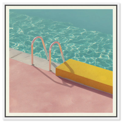 Poolside Symmetry II Print by Oliver Gal