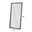 Miroir de plancher complet
