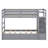 Twin Over Twin Bunk Bed With Trundle, Solid Wood Bunk Bed With 4 Storage Drawers, Staircase And Safety Guard Rail-1191462258