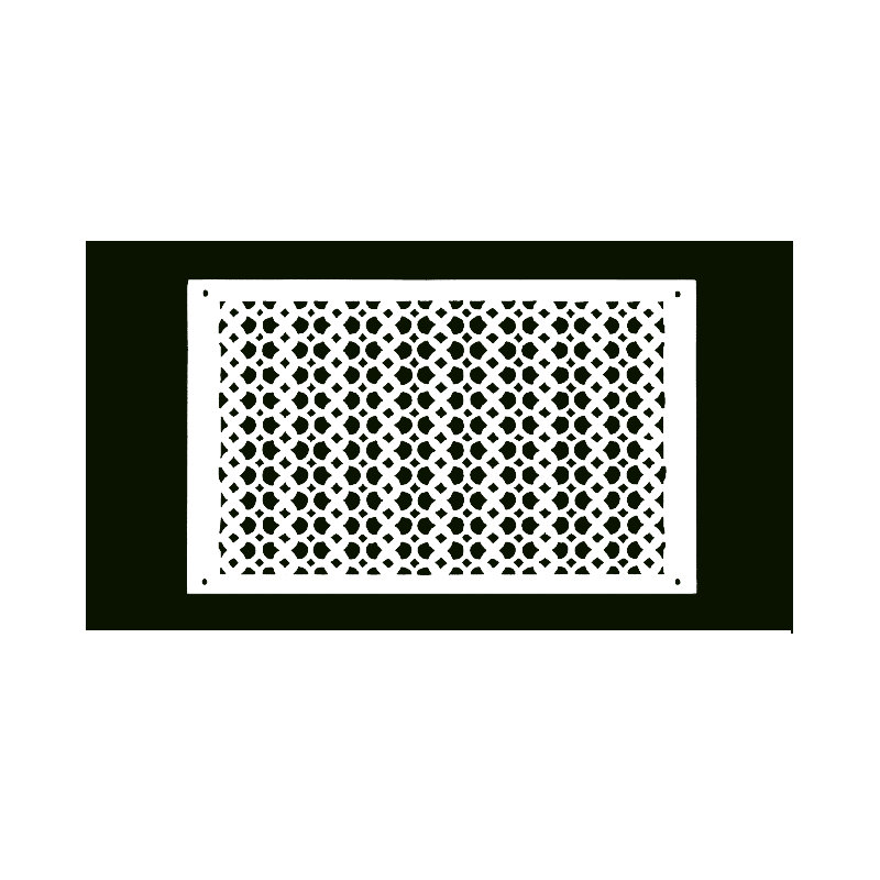 Grille murale en fonte d'aluminium
