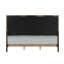 Très grand lit en tissu gris clair-117249499