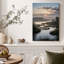 «Winding River Through Marsh at Golden Sunset», art mural sur toile-1214537866