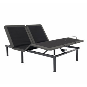 Hartzler Flex Head Quick Assembly Adjustable Bed Frame with Voice Controls