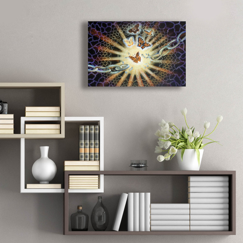  «Breaking Free» par Verena, art mural en verre acrylique, 24 po x 16 po, H 16 po x l 24 po