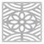 Panneaux muraux décoratifs en acrylique Hesperia, grand, l 23 3/8 po x H 23 3/8 po x T 1/8 po, gris-1340677500-1340677488