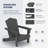 Teo Foldable Outdoor Adirondack Chair-1347678865