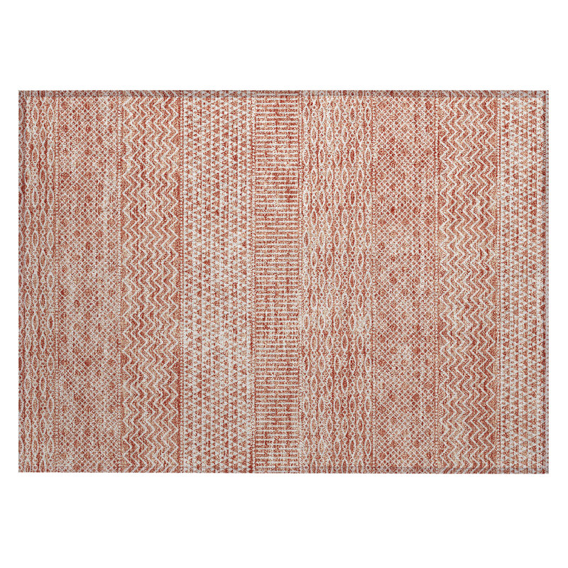 Tisdell Area Rug with Non-Slip Backing, Rectangle 1'8" x 2'6"