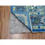 Tapis bleu noué à la main 9 pi 2 po x 12 pi 0 po Serapi Heriz 9 pi 2 po x 12 pi 0 po