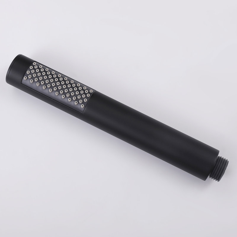 Système de douche extérieur avec crochet, pomme de douche à pluie avec douchette, ensemble de robinet de douche, Matte Black