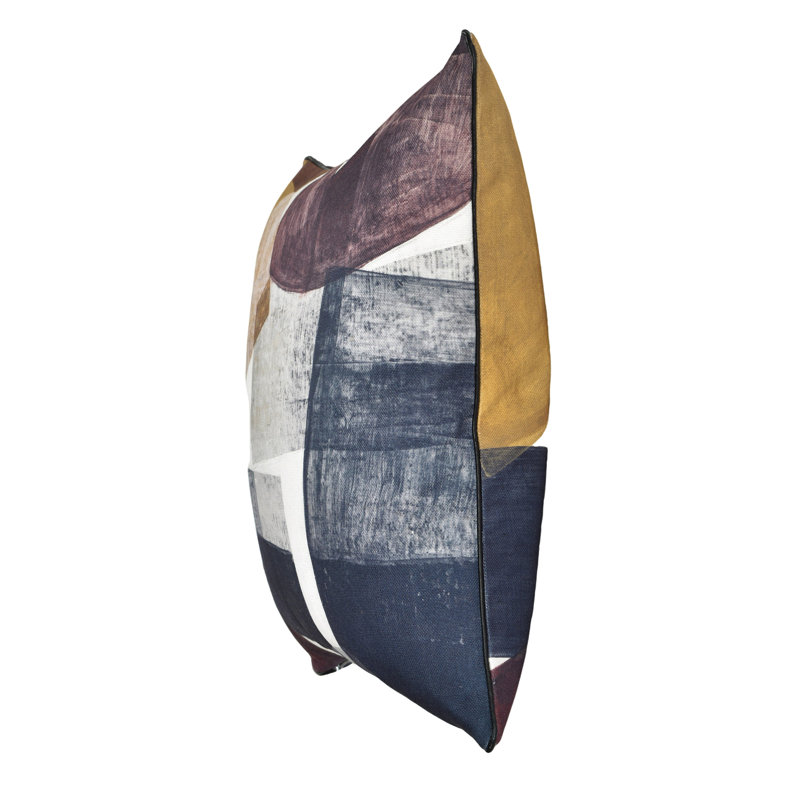 Architectural Patchwork Pillow - Multicolor - 24" x 24", 24" x 24"