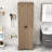 Wooden Bathroom Cabinet with Adjustable Shelves-1022011065