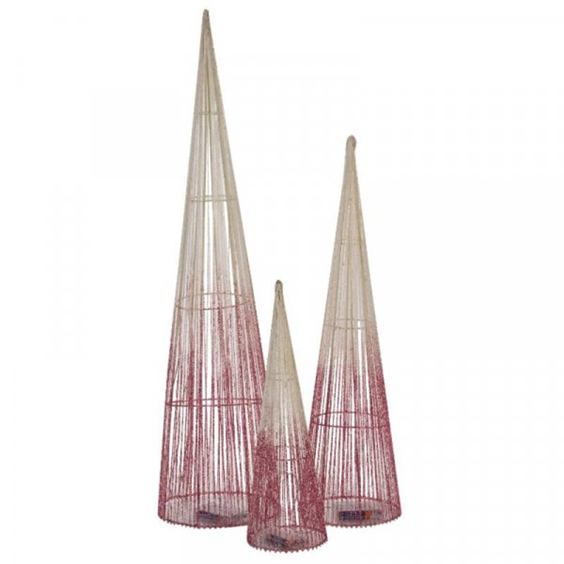 Metal Christmas Decoration, Pink