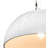 Mancino 1 - Light Silver Dome Pendant
