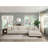 Terrill Modern Sofa 1Pc Living Room Furniture Modular Armless Chair Plush Corduroy Fabric Upholstery Plywood Frame